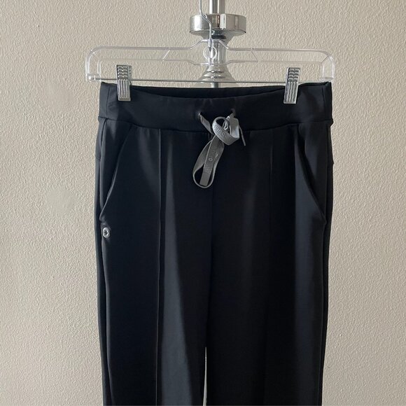 NWOT FIGS PIEDRA HIGH WAISTED STRAIGHT LEG FORMX SCRUB PANTS--XSMALL--BLACK - Picture 8 of 10